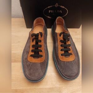 Prada Mercurio Tabacco Sneakers